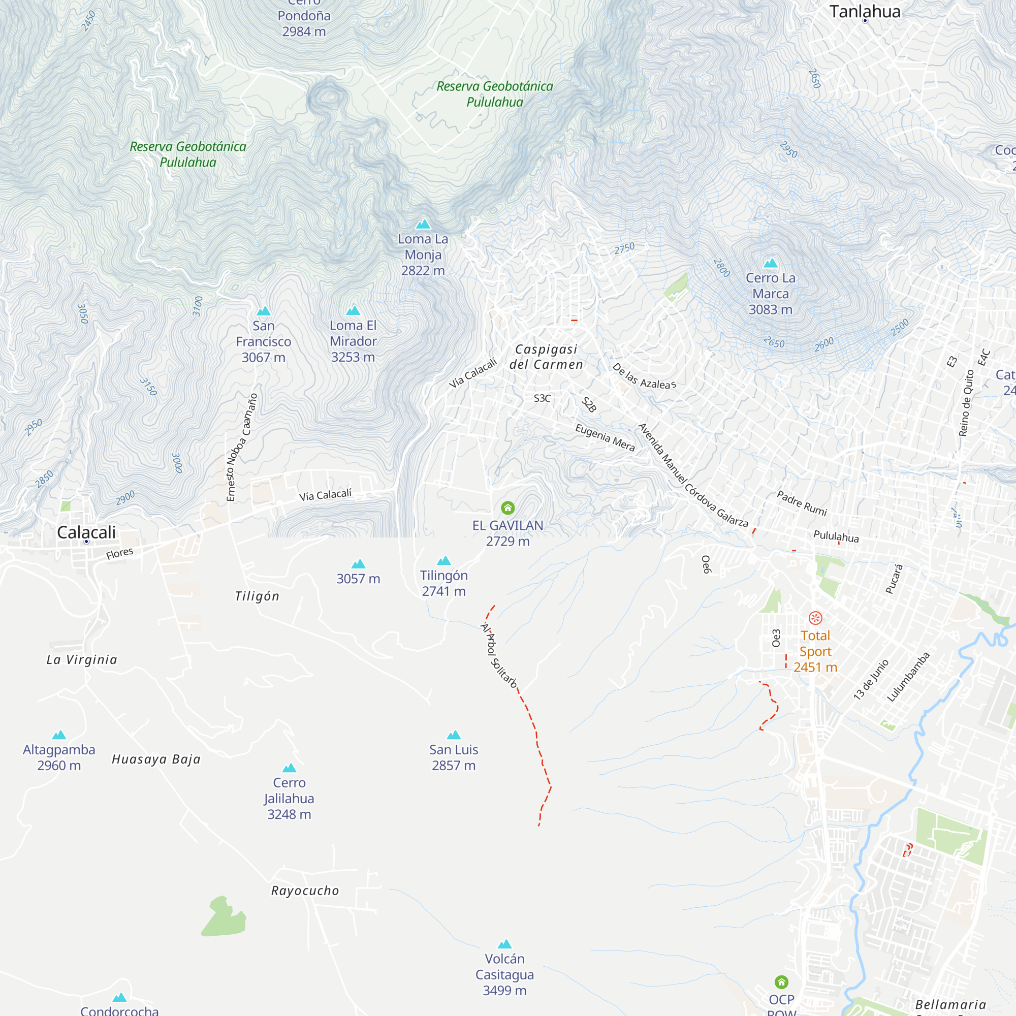 EL GAVILAN map