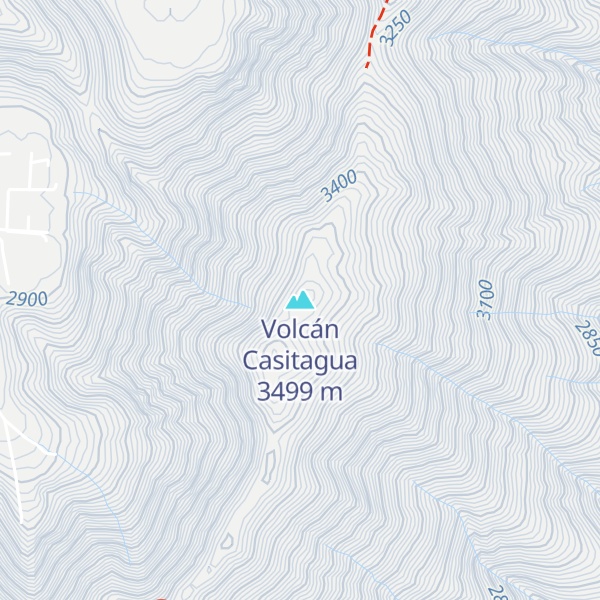 Map of Volcán Casitagua