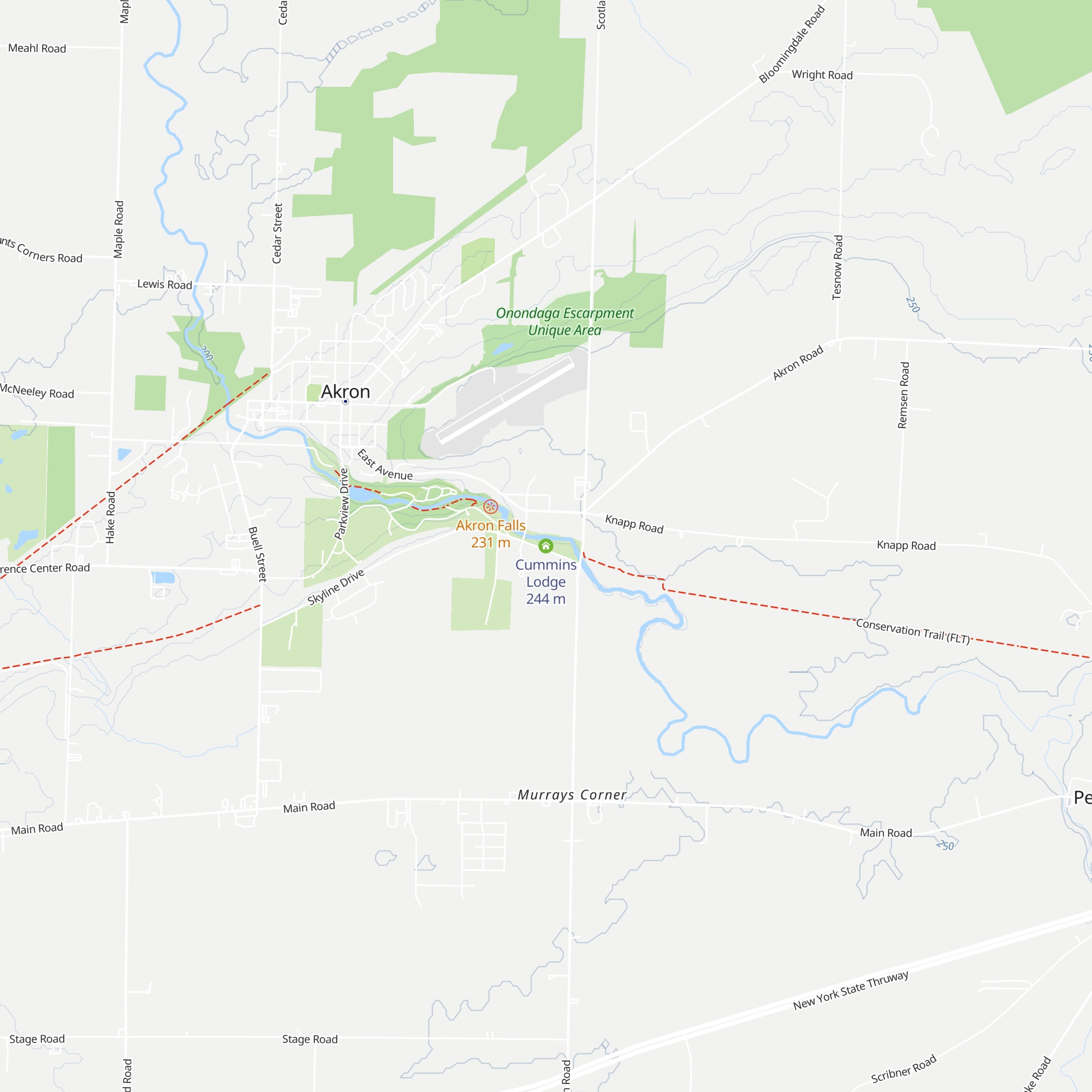 Cummins Lodge map