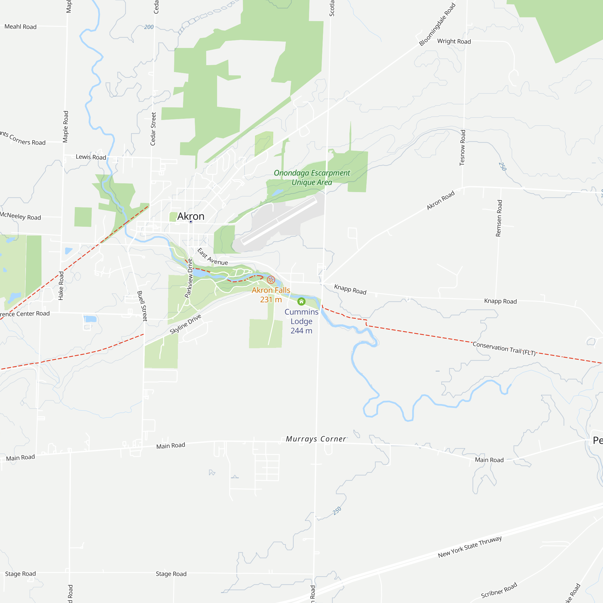 Cummins Lodge map
