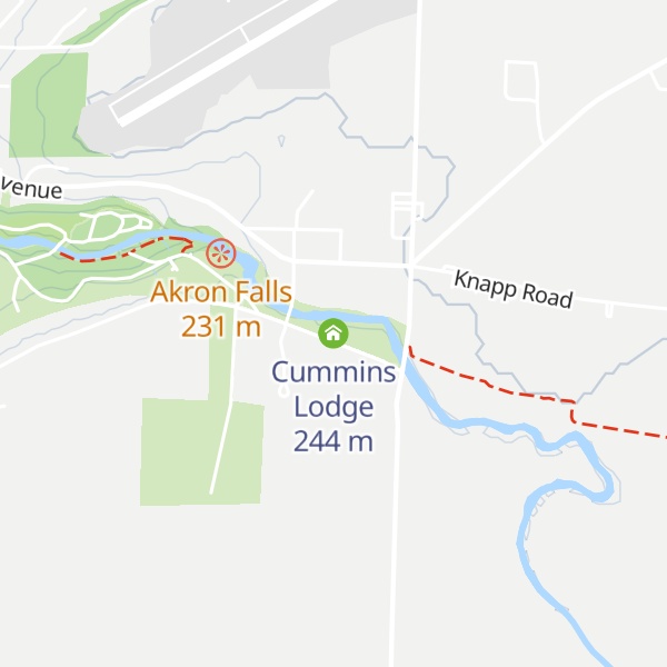Map of Cummins Lodge