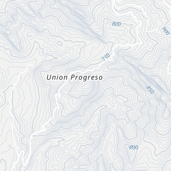 Map of Cerro Pedregal