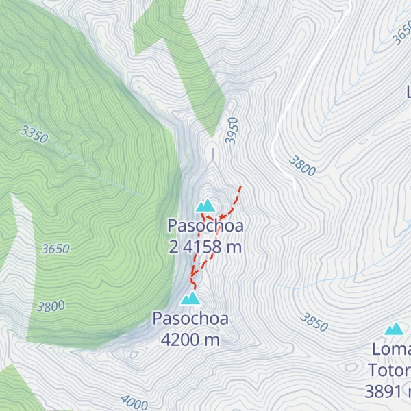 Map of Pasochoa 2