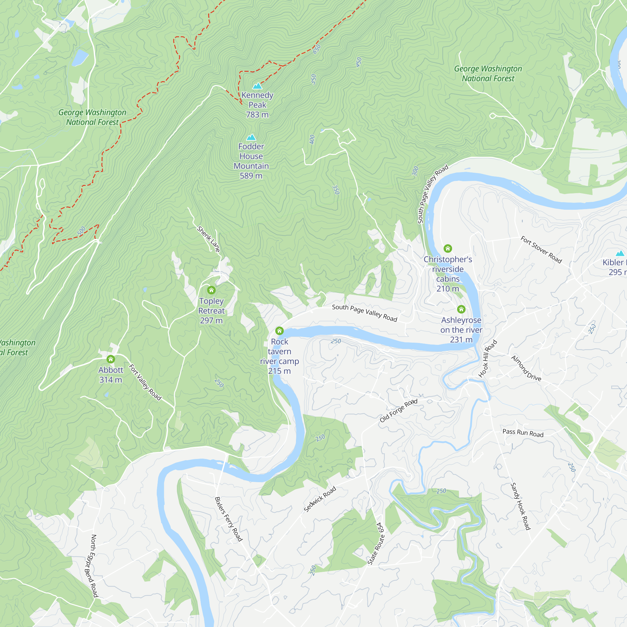 Hook, line and sinker map