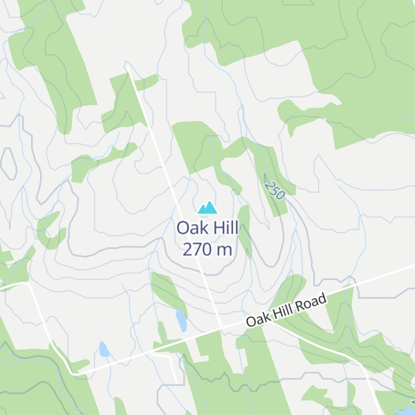 Map of Oak Hill