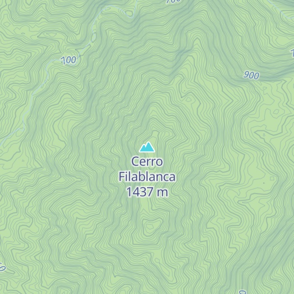 Map of Cerro Filablanca