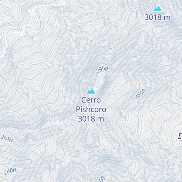 Map of Cerro Pishcoro