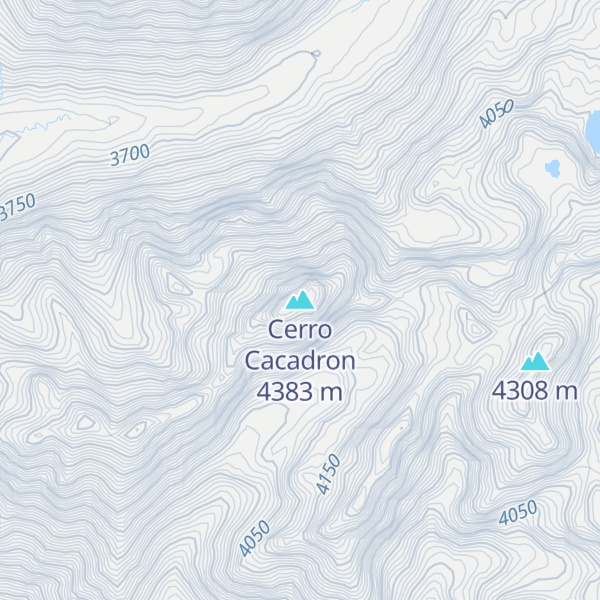 Map of Cerro Cacadron