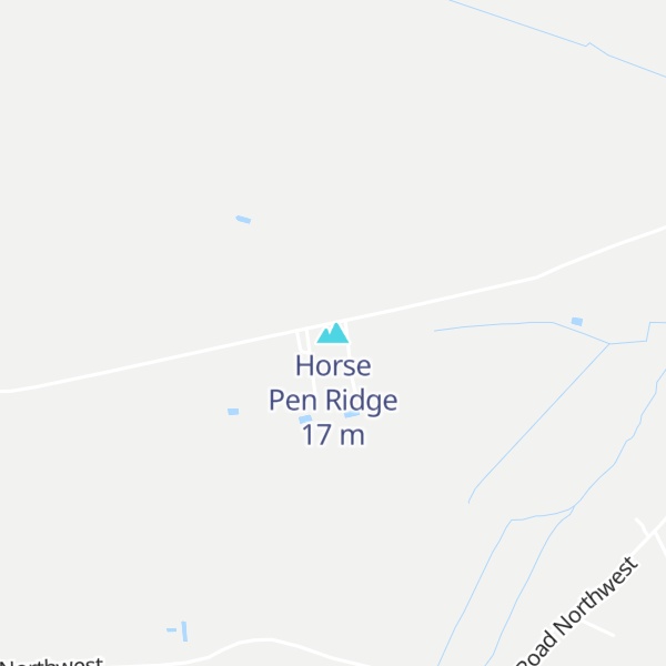 Map of Horse Pen Ridge