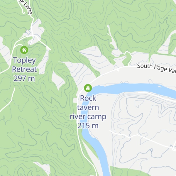 Map of Rock tavern river camp