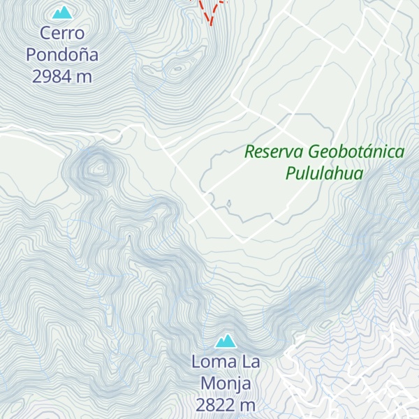 Map of Hacienda Pululahua