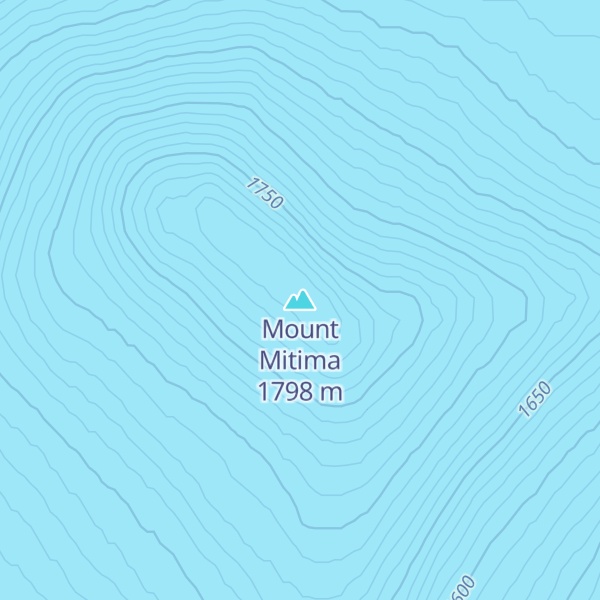 Map of Mount Mitima
