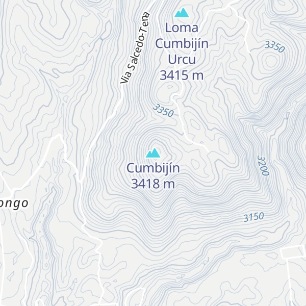 Map of Cumbijín