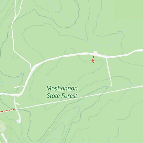 Map of Panther Rocks
