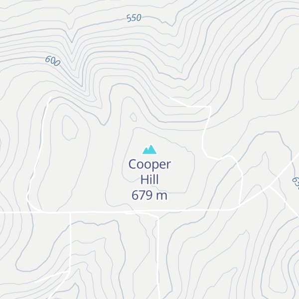 Map of Cooper Hill