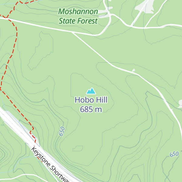 Map of Hobo Hill
