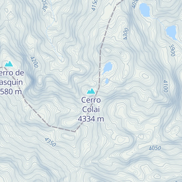 Map of Cerro Colai