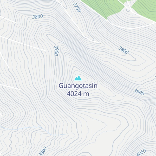 Map of Guangotasín