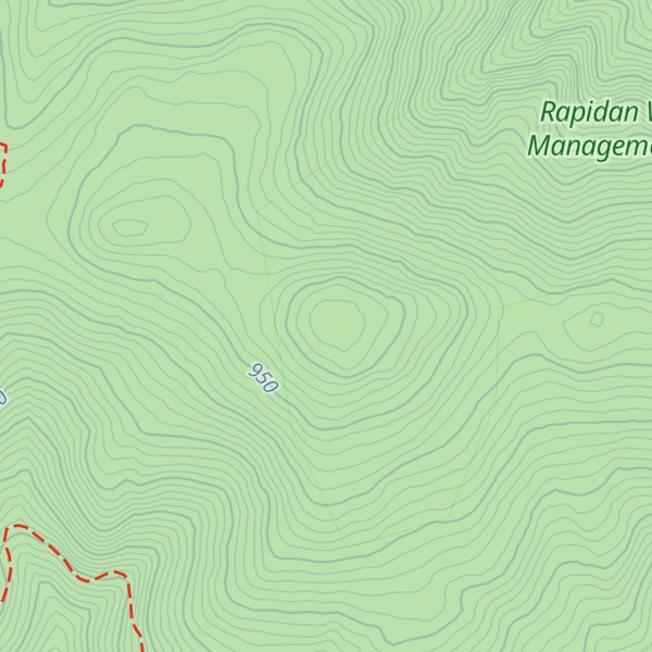 Map of Saddleback Mountain