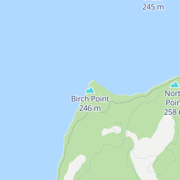 Map of Birch Point