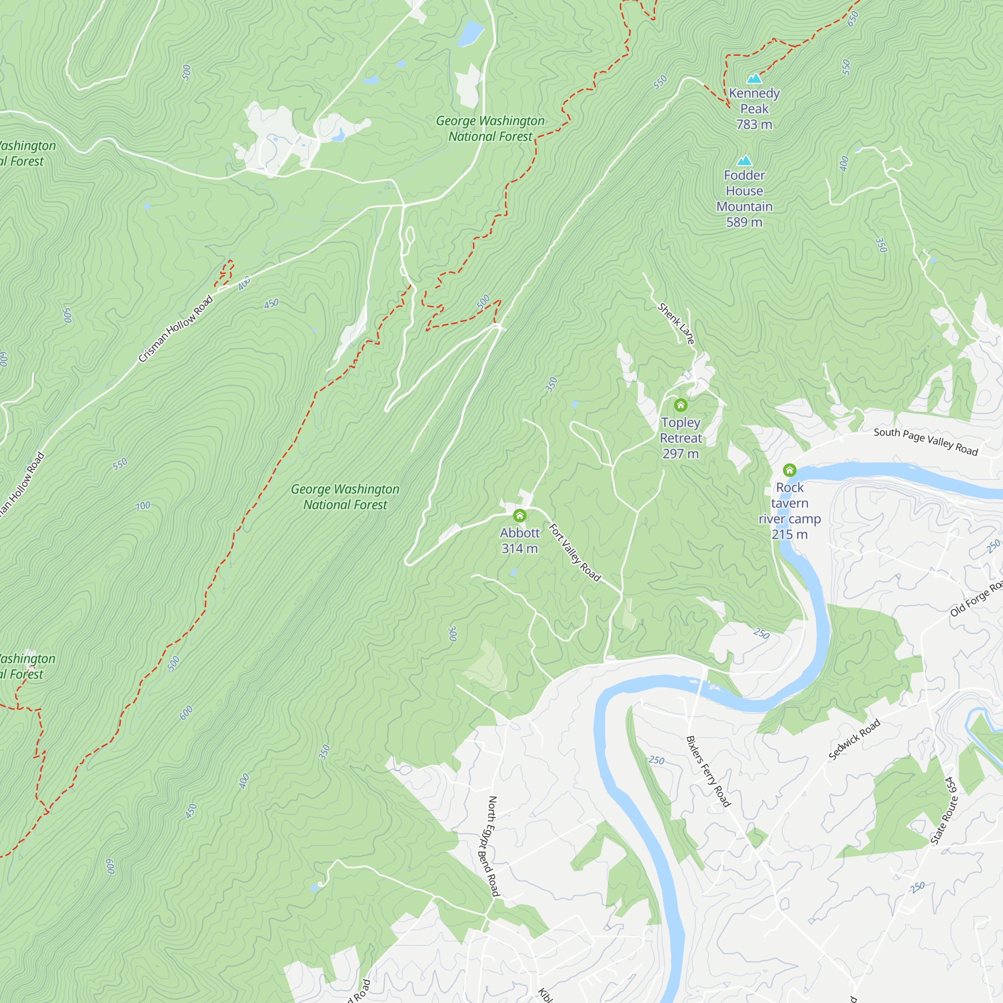 Southern Comfort map