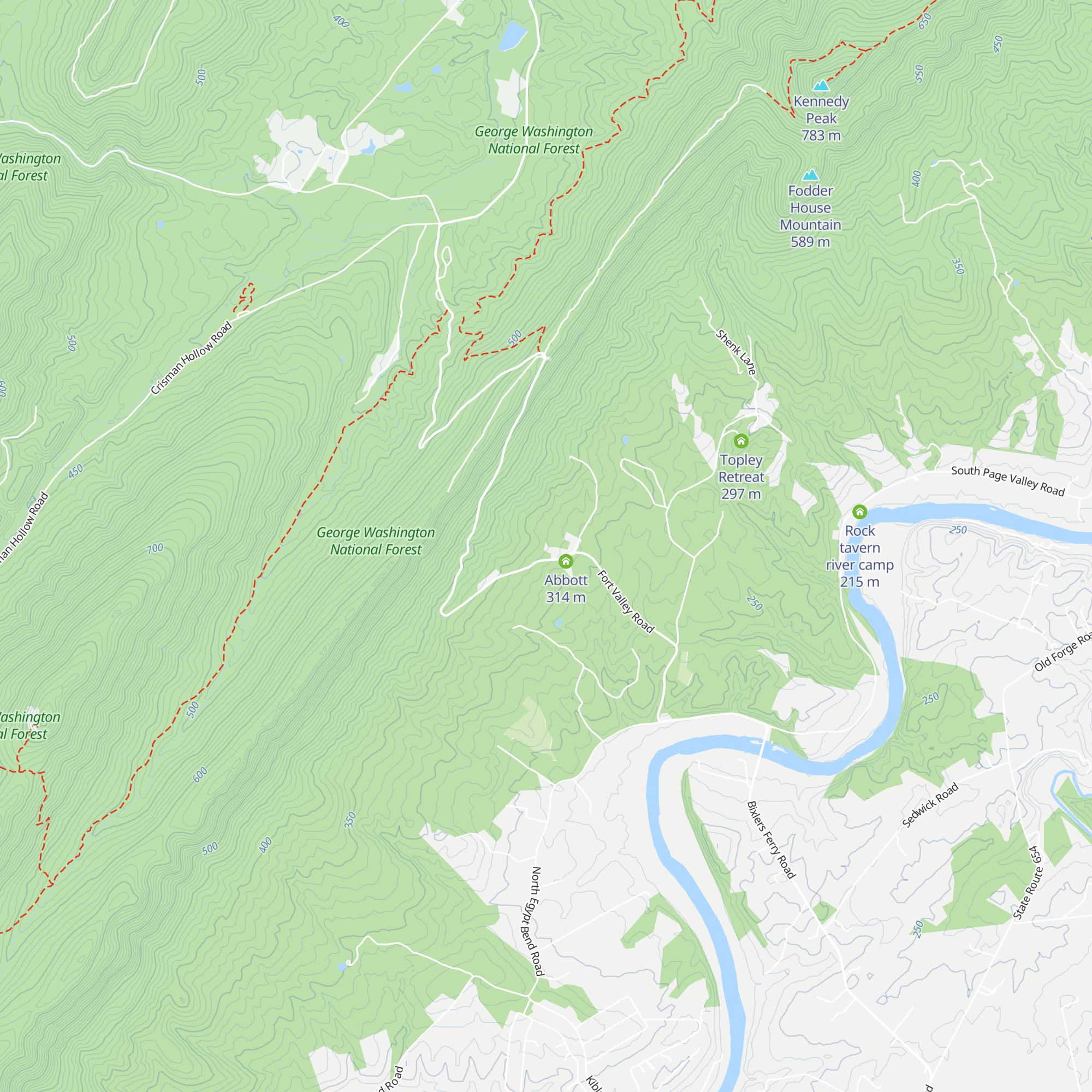 Southern Comfort map