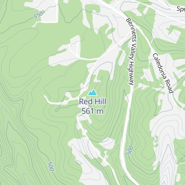 Map of Red Hill