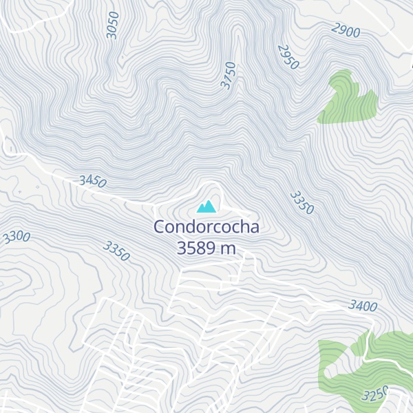 Map of Condorcocha