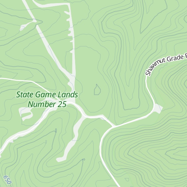 Map of North Fork Summit