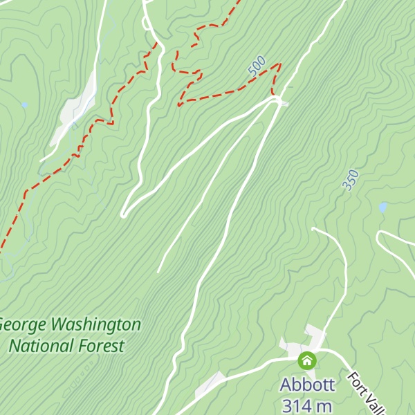 Map of Mountain Top Getaway