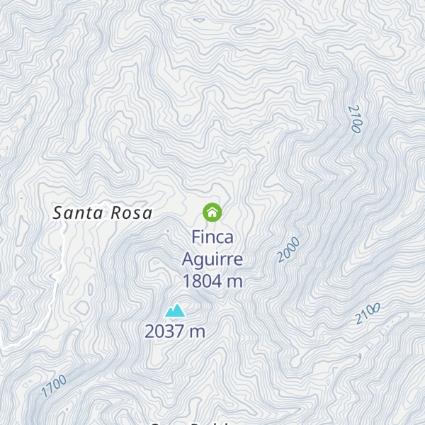 Map of Finca Aguirre