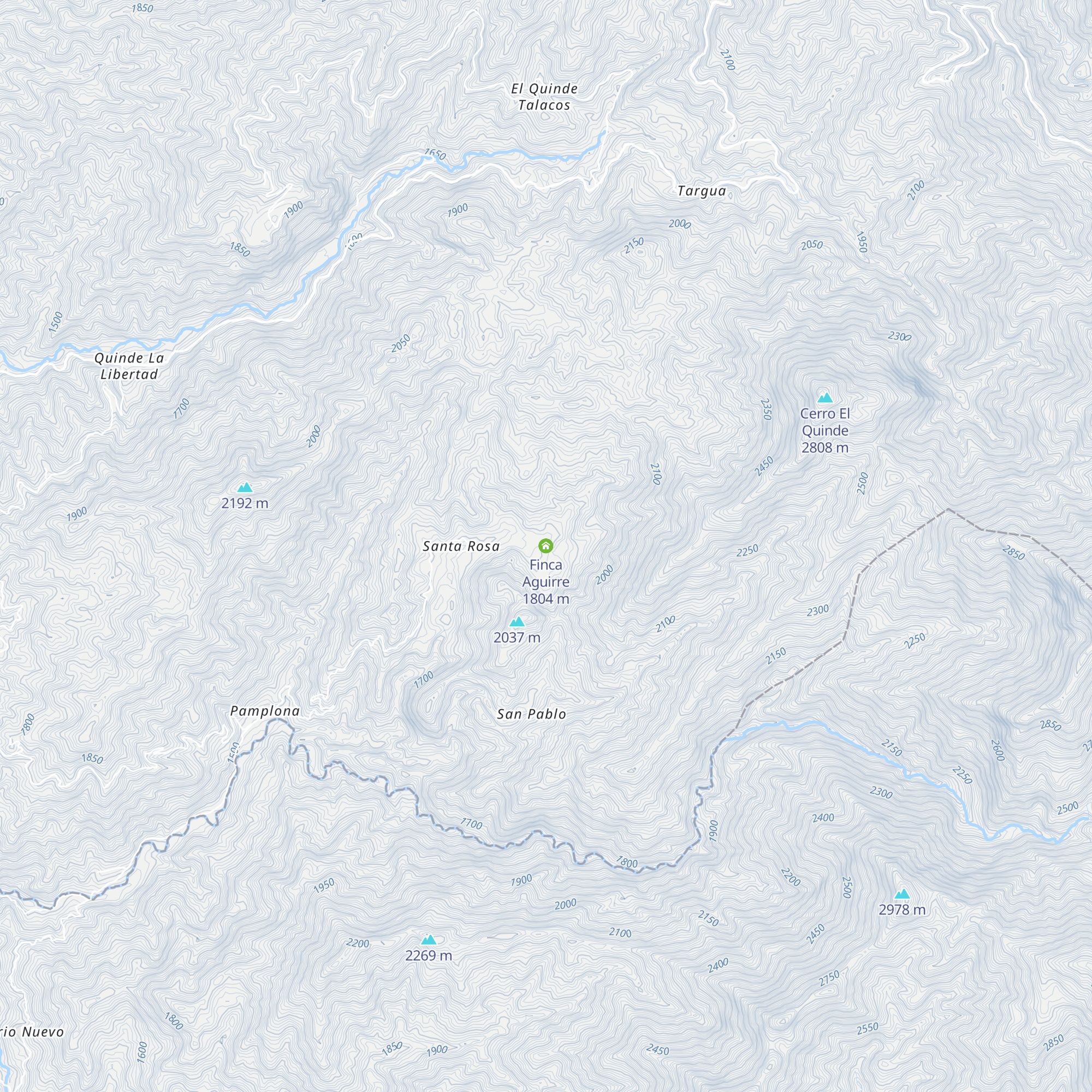 Finca Aguirre map