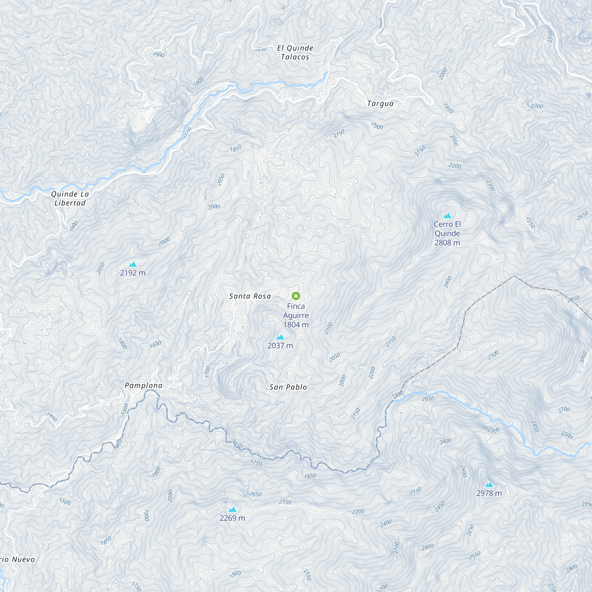 Finca Aguirre map