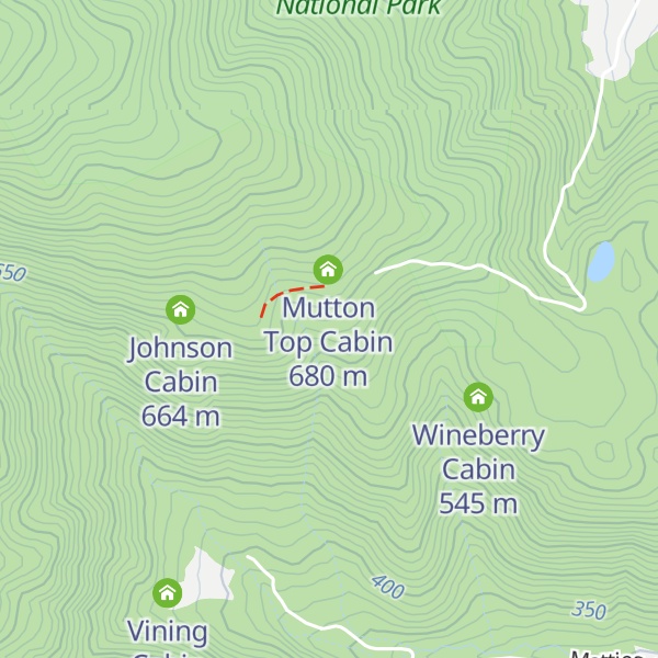 Map of Morris Cabin
