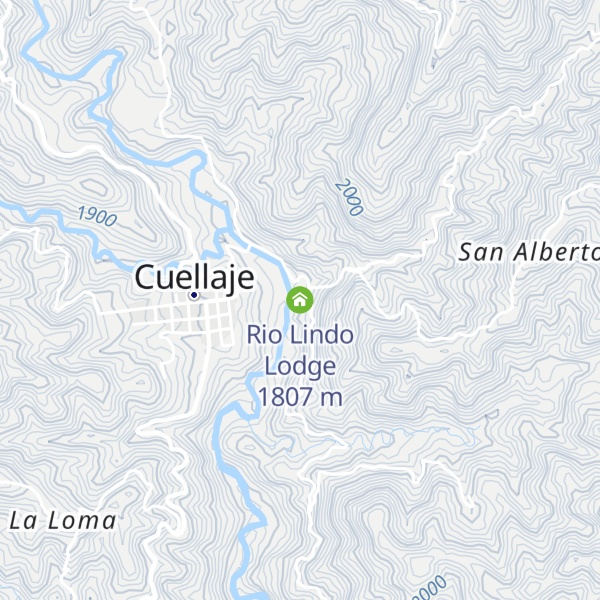 Map of Rio Lindo Lodge