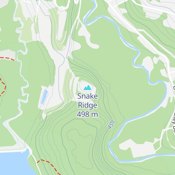 Map of Snake Ridge