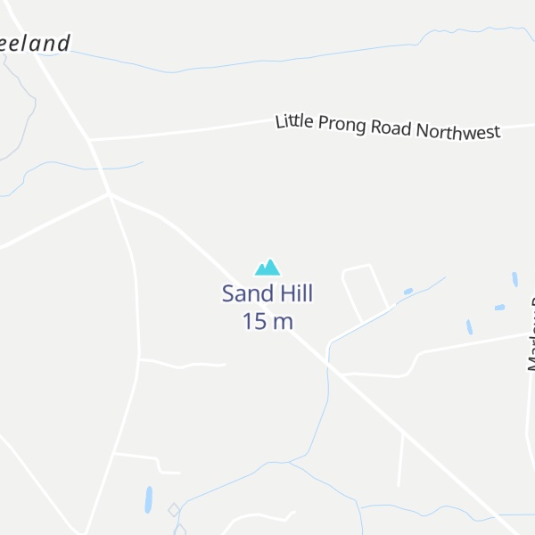 Map of Sand Hill