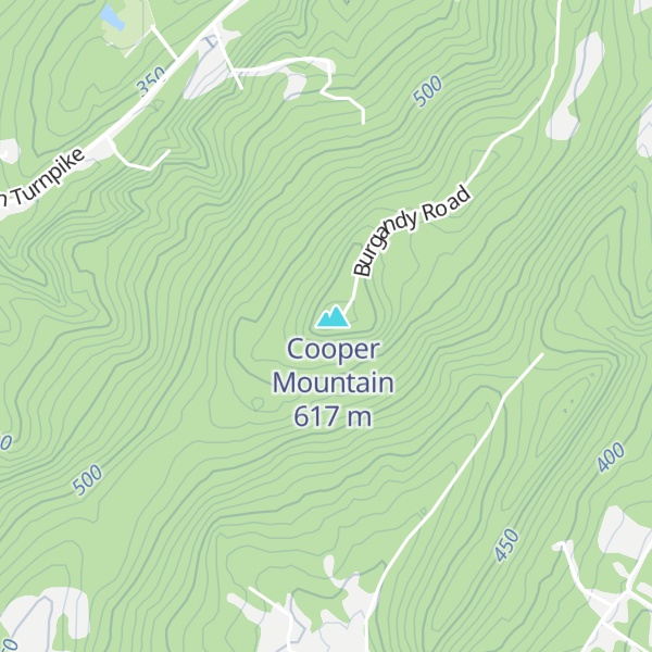 Map of Bens Knob