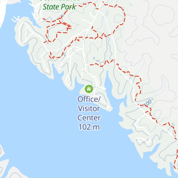 Map of Office/Visitor Center