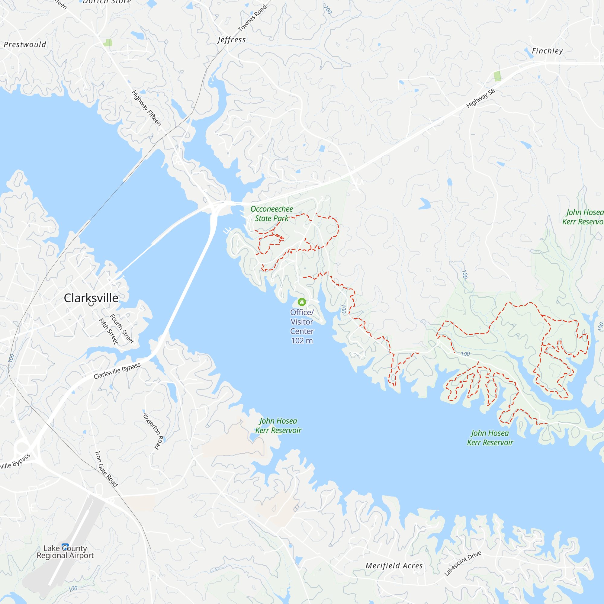 Office/Visitor Center map