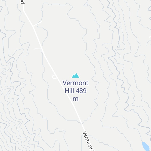 Map of Vermont Hill