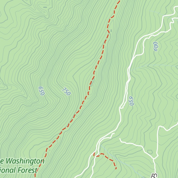 Map of Short Mountain