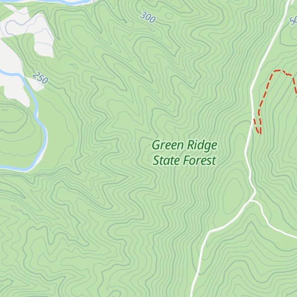 Map of Whittaker Ridge