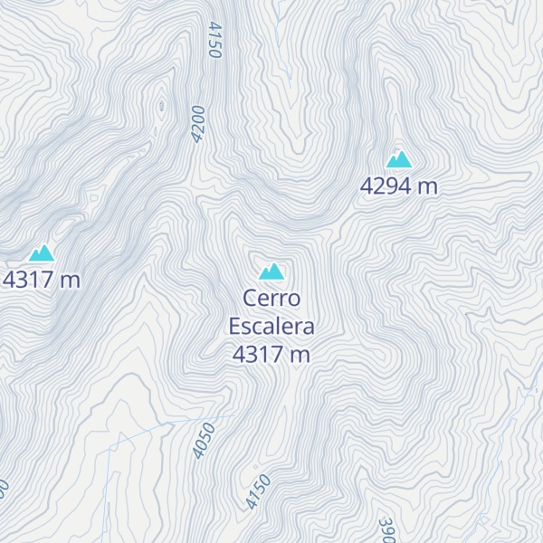 Map of Cerro Escalera