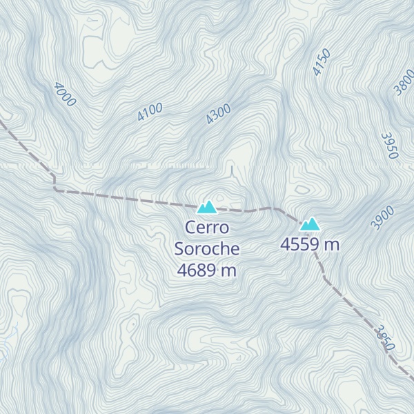 Map of Cerro Soroche