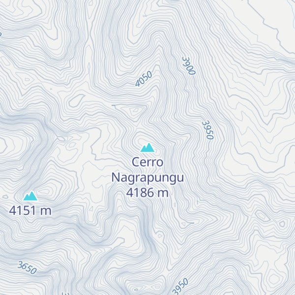 Map of Cerro Nagrapungu