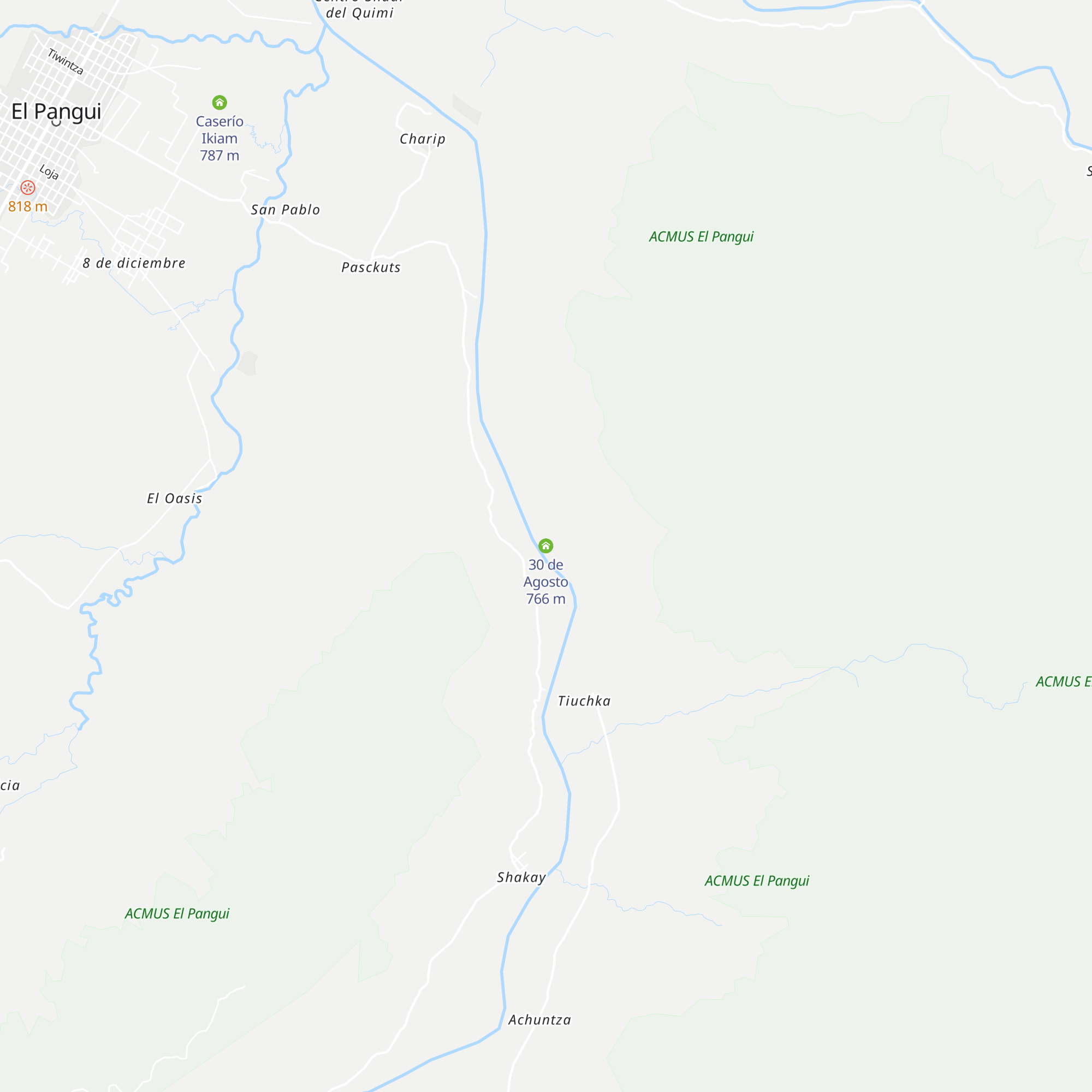 30 de Agosto map