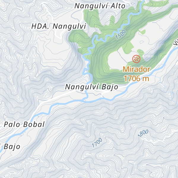 Map of Cabañas INTAG