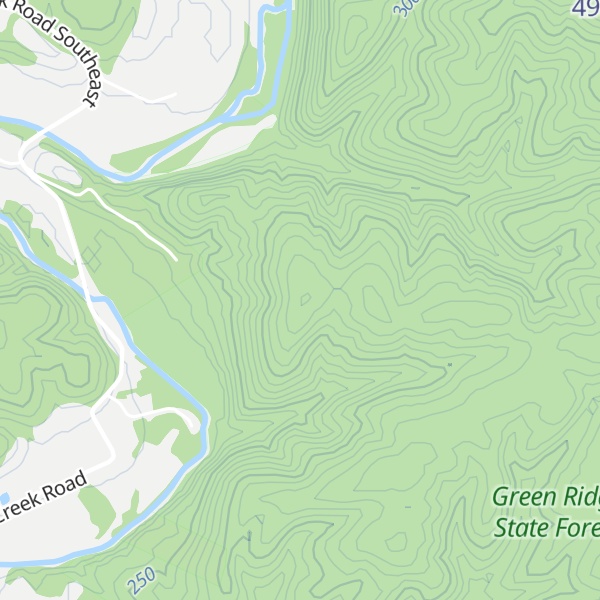 Map of Bells Hill