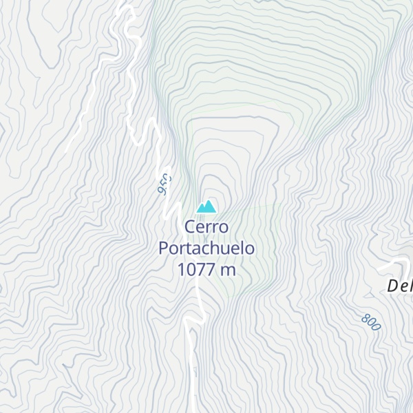 Map of Cerro Portachuelo